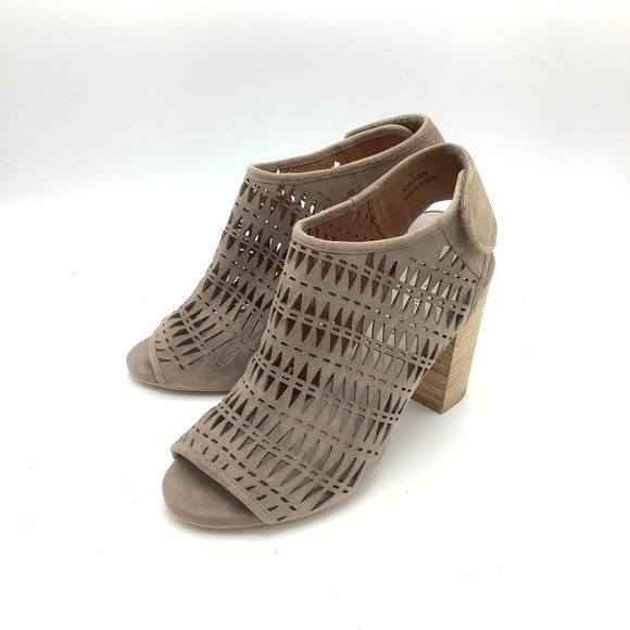 Jeffrey Campbell Leather Open Toe Heel Sandals 8 - Picture 6 of 14